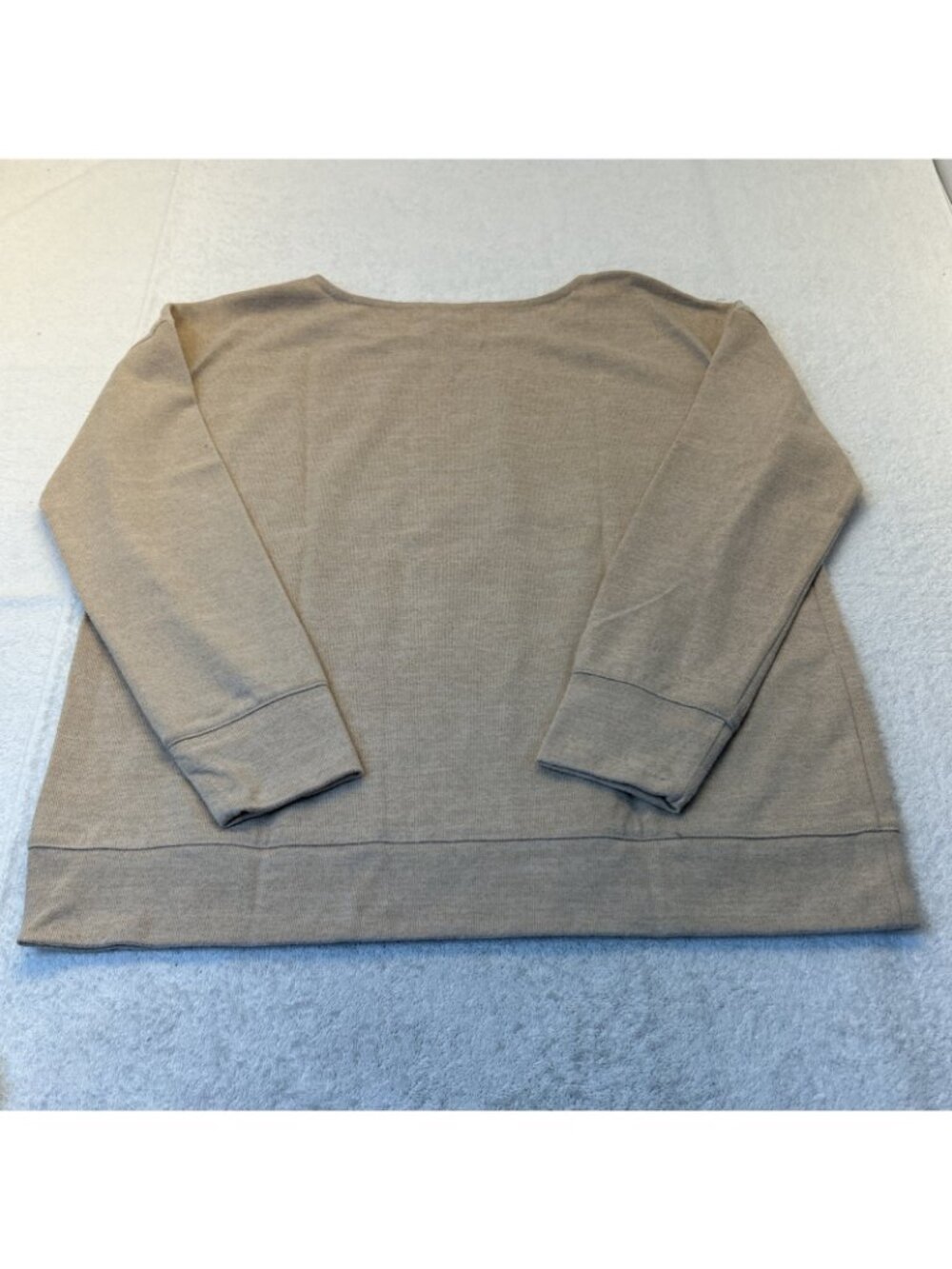 Haven Well Within Crew Neck Soft Lightweight Sweater Beige Medium NWT - Picture 8 of 8